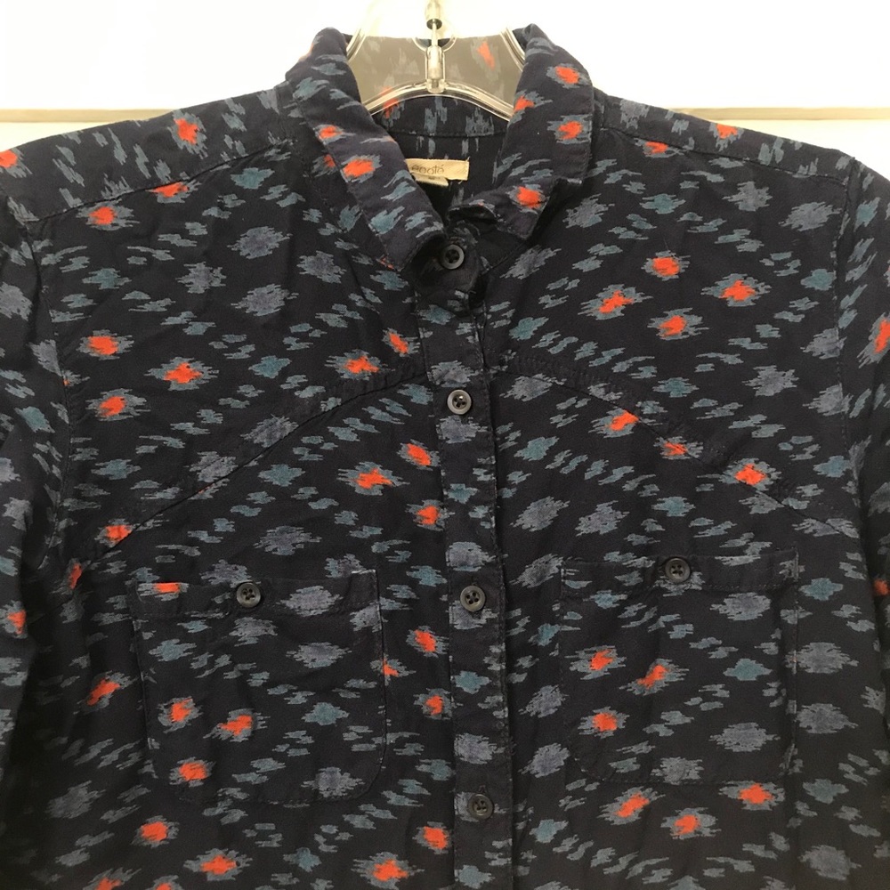 Ecoté patterned button up - Picture 3 of 5